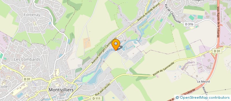 localisation de l'entreprise TOXEM à MONTIVILLIERS