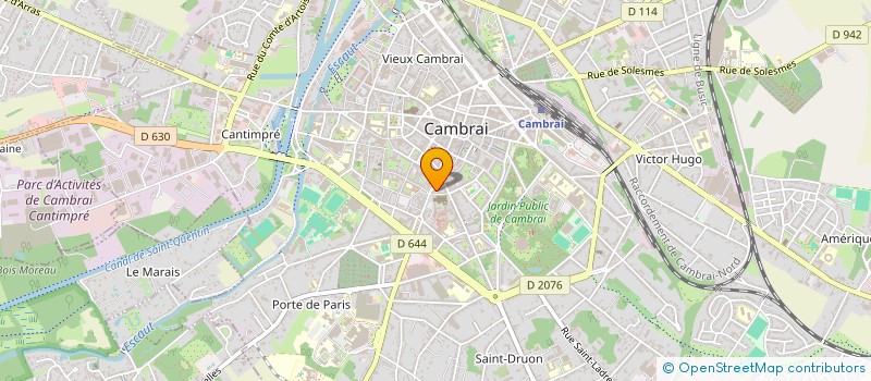 localisation de l'entreprise TOXICOMANIE INFORMATION PREVENTION à CAMBRAI
