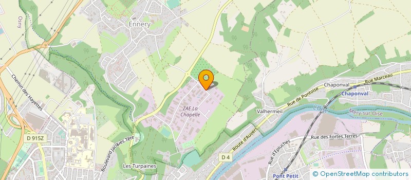 localisation de l'entreprise TOXSEEK à L'ISLE-ADAM