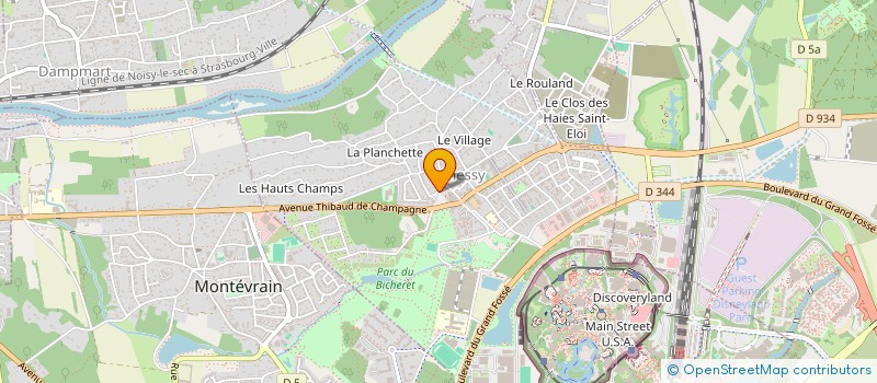 localisation de l'entreprise TOY'S TRIBU  CHESSY