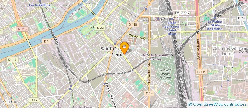 localisation de l'entreprise TOYAMA à SAINT-OUEN-SUR-SEINE
