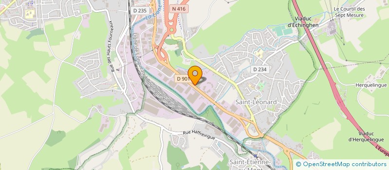 localisation de l'entreprise TOYS MOTORS BOULOGNE SUR MER à SAINT-LEONARD
