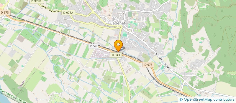 localisation de l'entreprise TOZ  CADENET