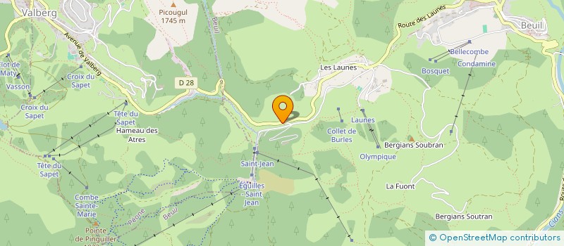 localisation de l'entreprise TOZZI & CO  BEUIL