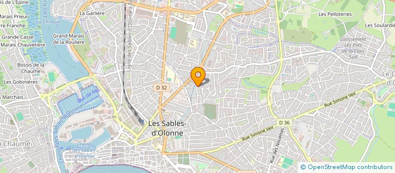 localisation de l'entreprise TOZZI LEZE IMMOBILIER à LES SABLES D'OLONNE