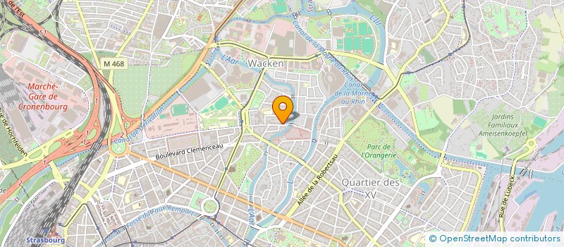 localisation de l'entreprise TP 1909  STRASBOURG