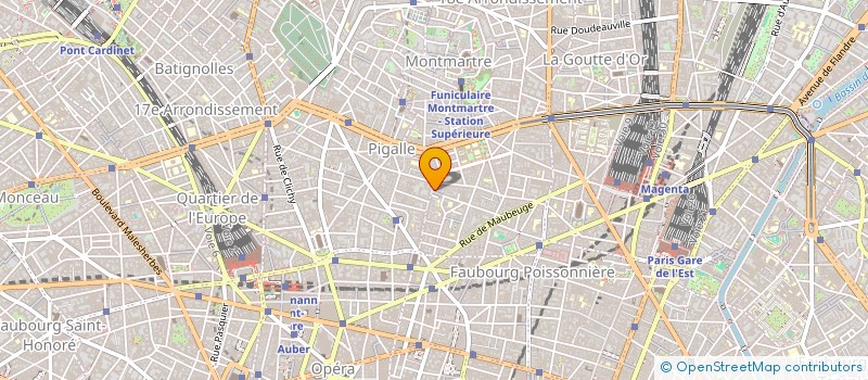 localisation de l'entreprise TP à PARIS