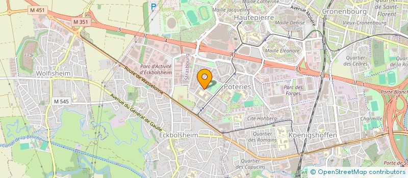 localisation de l'entreprise TP 67  STRASBOURG