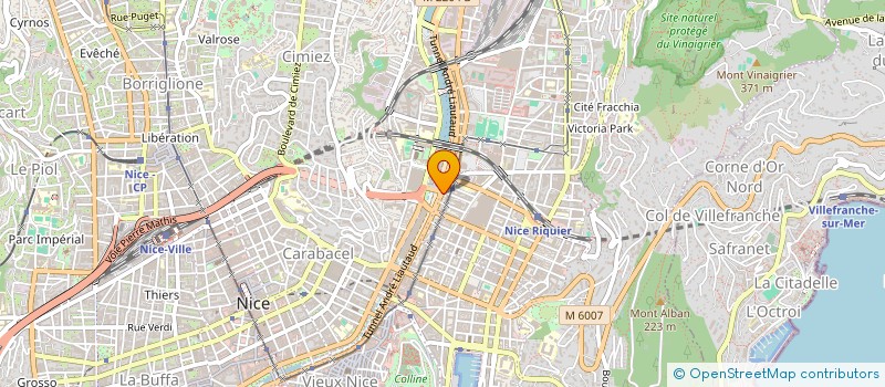 localisation de l'entreprise TP à NICE