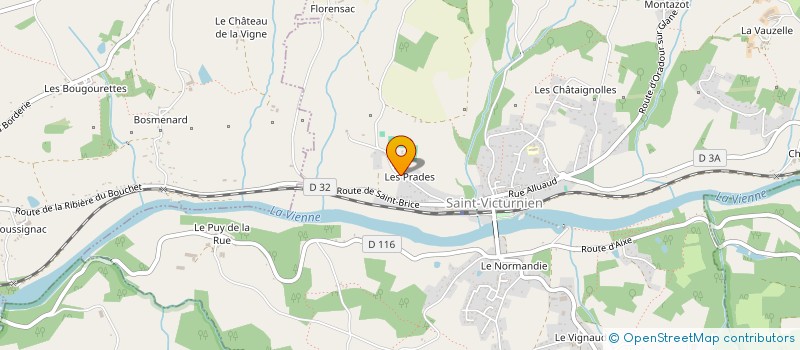 localisation de l'entreprise TP ARMEL VAREILLE ET FILS à SAINT-VICTURNIEN