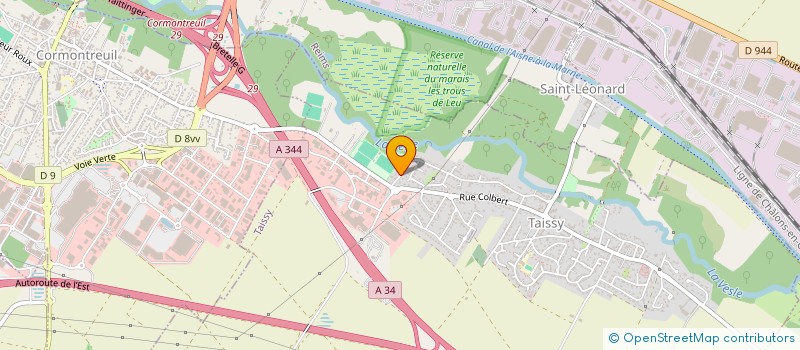 localisation de l'entreprise TP&B  TAISSY