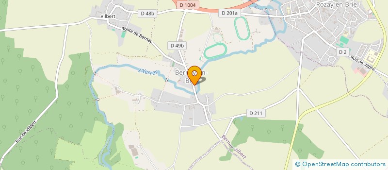 localisation de l'entreprise TP BALLET  BERNAY-VILBERT