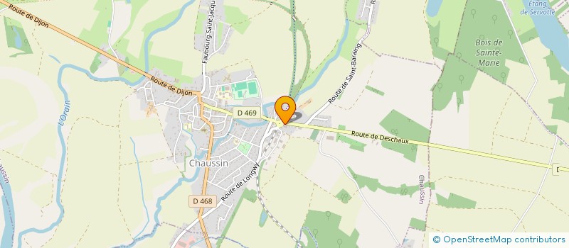 localisation de l'entreprise TP BORNIER  PLEURE