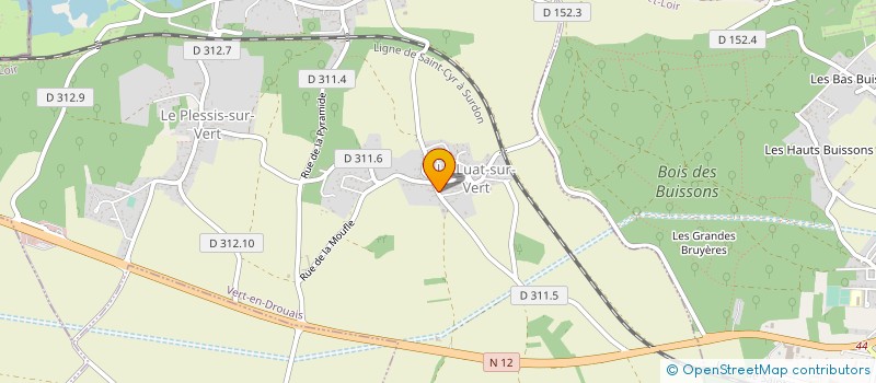 localisation de l'entreprise TP BOSSET à VERT-EN-DROUAIS