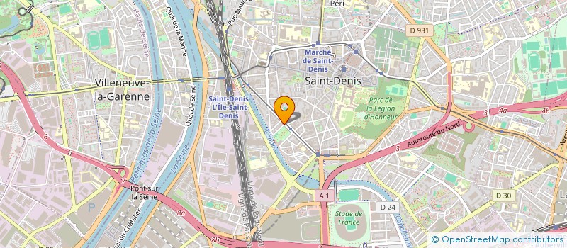 localisation de l'entreprise TP CONCEPT PLUS à SAINT-DENIS