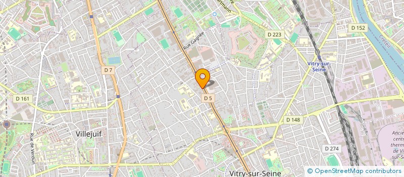 localisation de l'entreprise TP DOMINGUES ET FILS à VITRY-SUR-SEINE