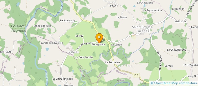 localisation de l'entreprise TP DU HAUT PLATEAU CORREZIEN à MONTGIBAUD