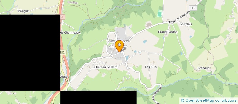 localisation de l'entreprise TP DUREL  SAINT-MARCEL-DE-FELINES