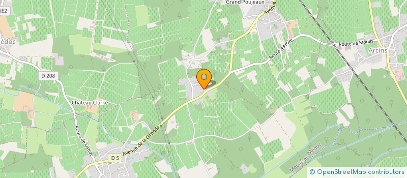 localisation de l'entreprise TP EXPRESS 33  MOULIS-EN-MEDOC