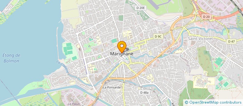 localisation de l'entreprise TP FROID à MARIGNANE