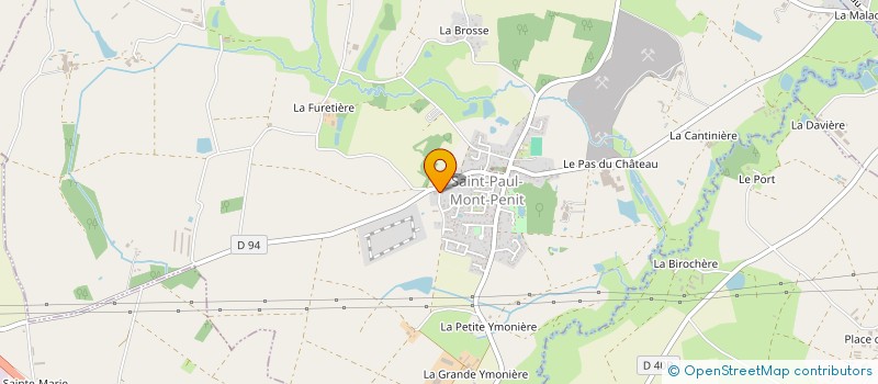 localisation de l'entreprise TP GM à SAINT-PAUL-MONT-PENIT