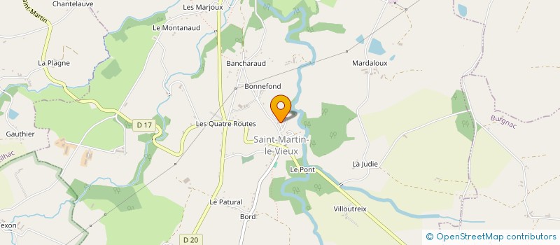 localisation de l'entreprise TP IMMO-INVEST à LIMOGES
