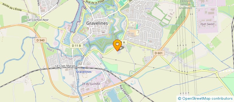 localisation de l'entreprise TP IMMOBILIER à GRAVELINES
