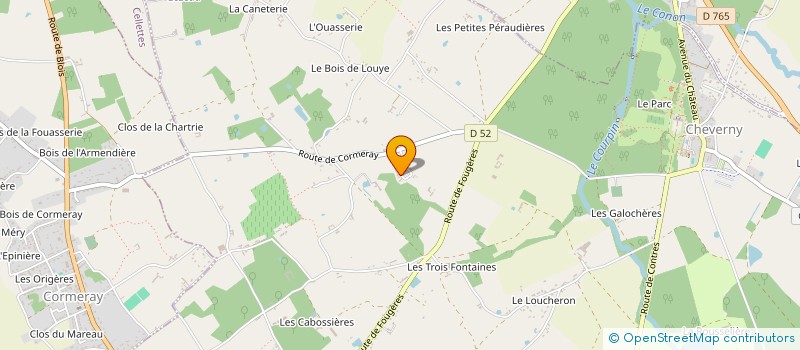 localisation de l'entreprise TP INVESTISSEMENT  CHEVERNY