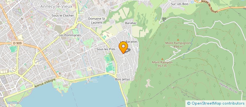 localisation de l'entreprise TP JARDIN ET FILS à ANNECY