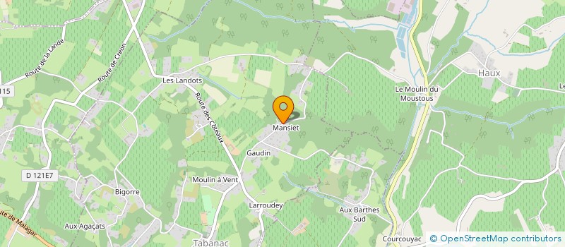 localisation de l'entreprise TP LAMBERT  TABANAC