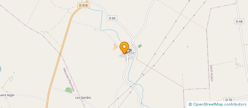 localisation de l'entreprise TP LEBRUN à VOUILLON