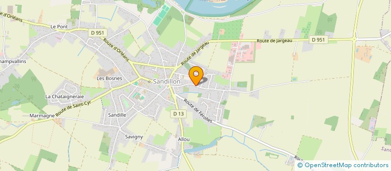 localisation de l'entreprise TP LOC 45 à SANDILLON