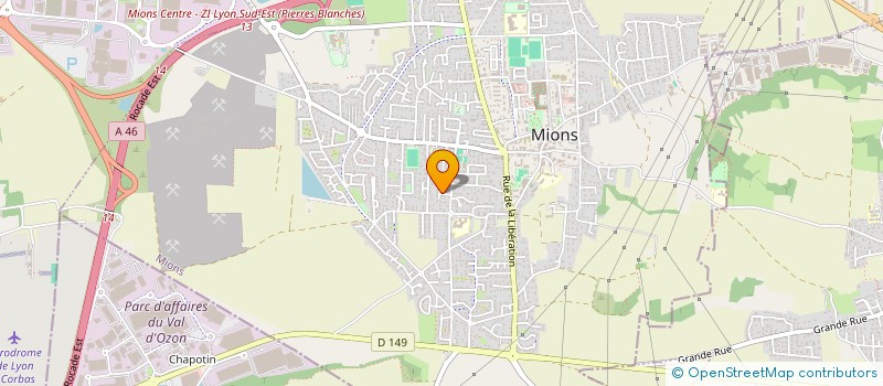 localisation de l'entreprise TP&M  MIONS