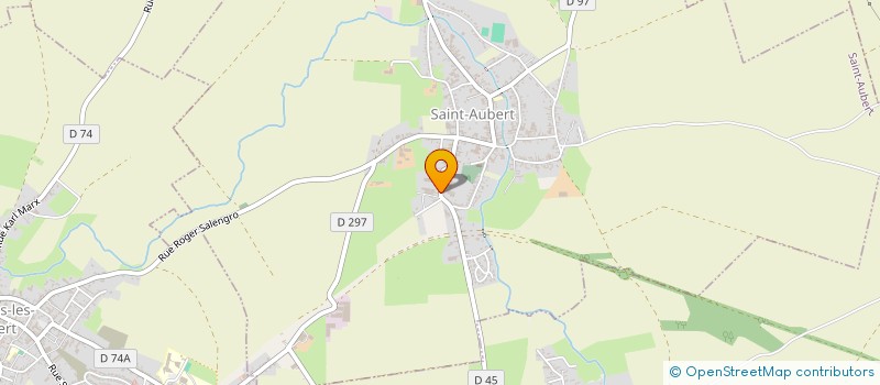 localisation de l'entreprise TP MOREAU à SAINT-AUBERT
