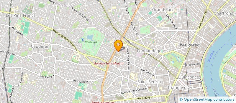 localisation de l'entreprise TP & NP PATRIMOINE  BORDEAUX