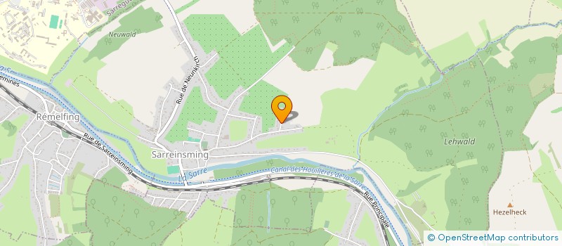 localisation de l'entreprise TP PASCAL  SARREINSMING