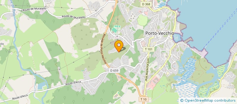 localisation de l'entreprise TP PAYSAGES à PORTO-VECCHIO