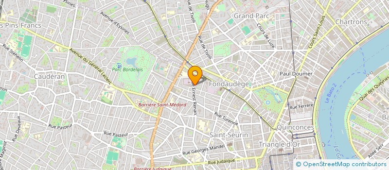 localisation de l'entreprise TP QUBE  BORDEAUX