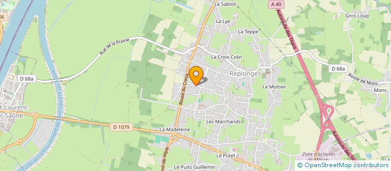 localisation de l'entreprise TP RACING à REPLONGES