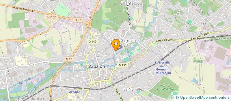 localisation de l'entreprise TP RENOV à SAINT-GERMAIN-LES-ARPAJON