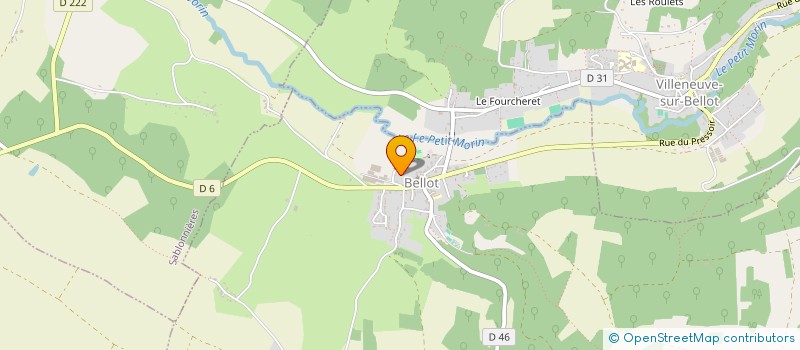 localisation de l'entreprise TP RESEAUX à BELLOT