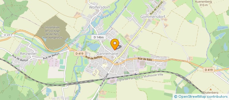 localisation de l'entreprise TP RICHARDOT  MONTREUX-VIEUX