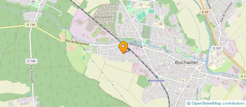 localisation de l'entreprise TP RUHLAND à BISCHWILLER