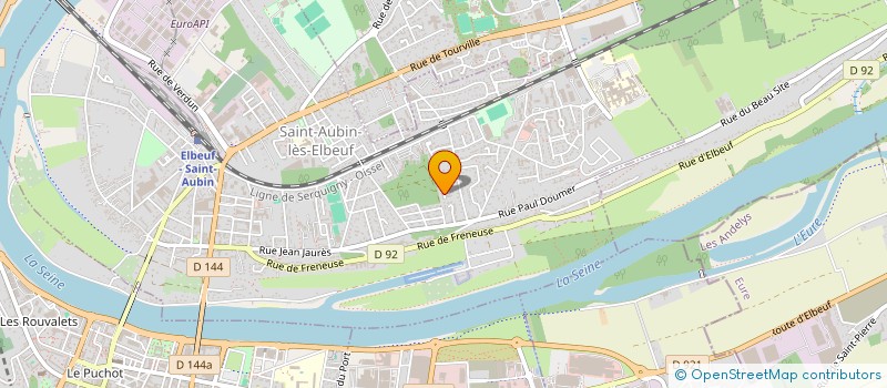 localisation de l'entreprise TP SCI  SAINT-AUBIN-LES-ELBEUF