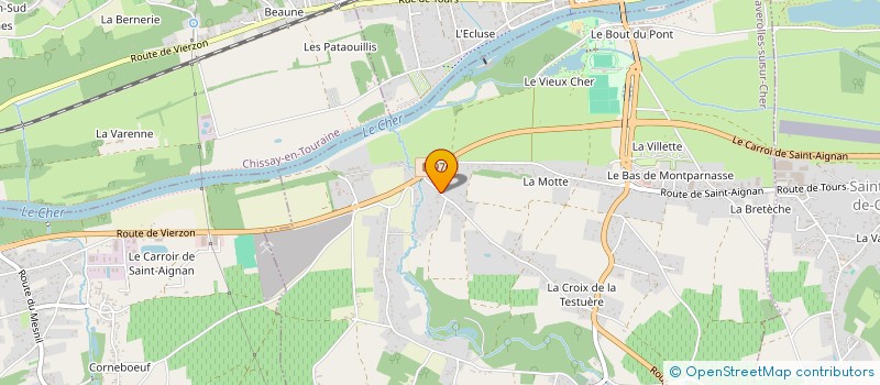 localisation de l'entreprise TP SERVICES 41  FAVEROLLES-SUR-CHER