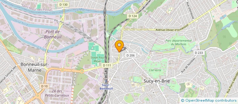 localisation de l'entreprise TP SERVICES  SUCY-EN-BRIE