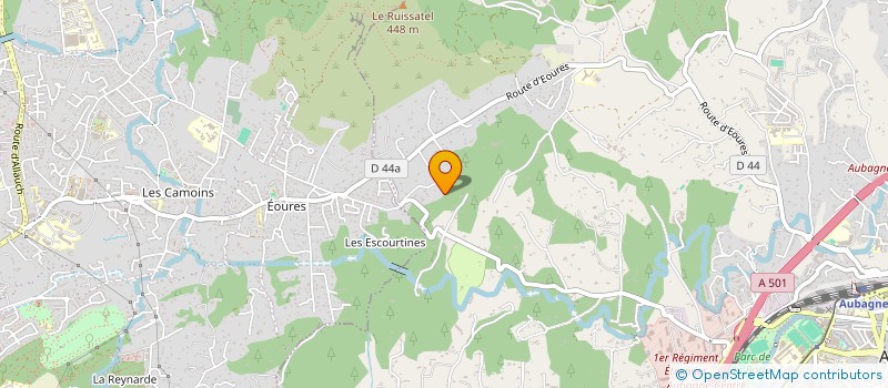 localisation de l'entreprise TP SUD à AUBAGNE