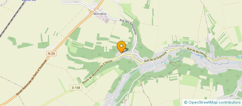 localisation de l'entreprise TP SUD ESSONNE  GUILLERVAL