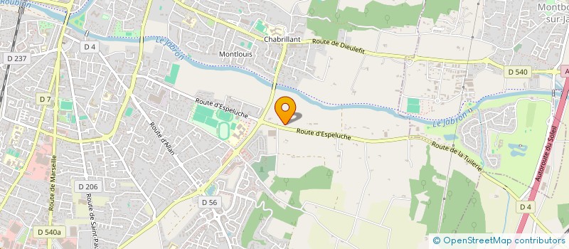localisation de l'entreprise TP UNION à MONTELIMAR