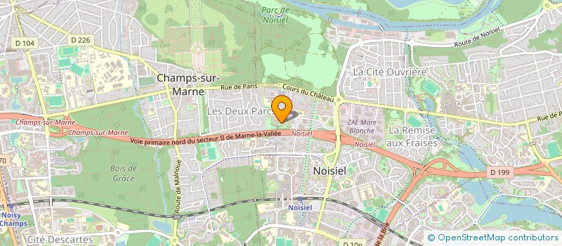 localisation de l'entreprise TP2 PROTECTION SECURITE PRIVEE à NOISIEL